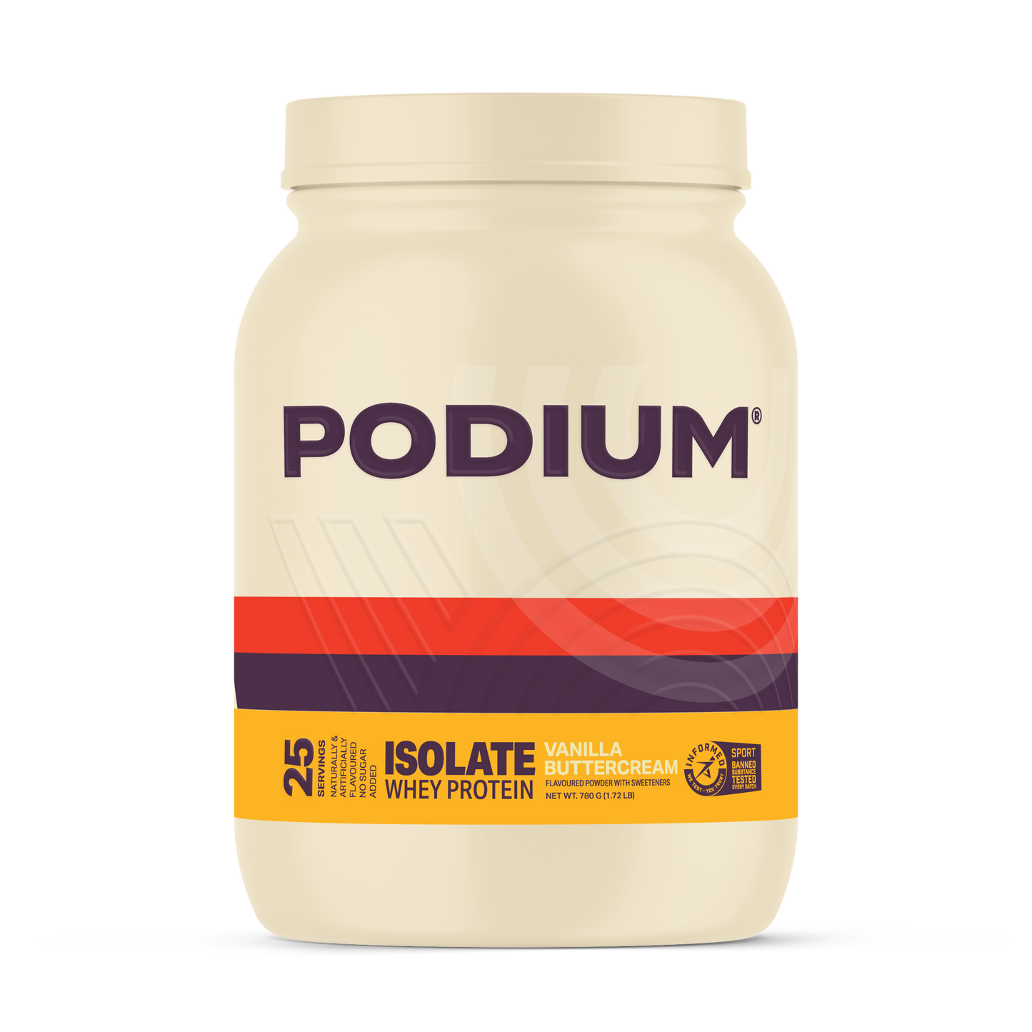 PODIUM® Athlete Isolate Whey Protein Vanilla Buttercream